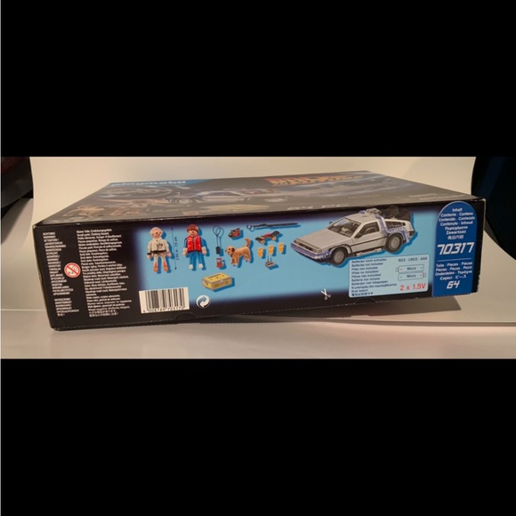 Playmobil BACK TO THE FUTURE DeLorean Playset Toy - Picture 4 of 6